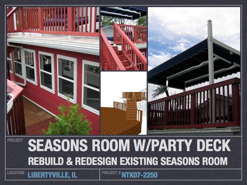 Season Room & Party Deck Addition - Libertyville, IL