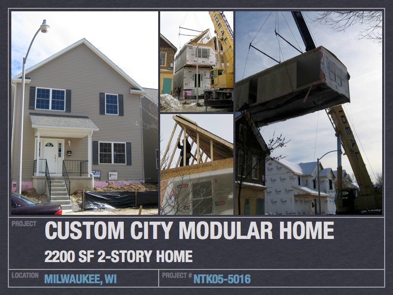 New Modular Home Construction - Milwaukee, WI